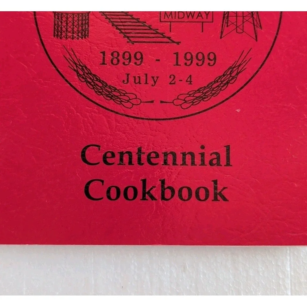 VTG Centennial Cookbook Medina, ND 1899-1999 1910 Ladies‎ Aid Recipe 258 Pgs